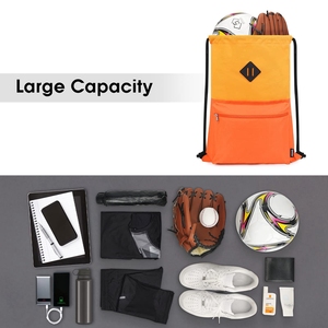 Custom Drawstring Backpack Waterproof Bagpack with Wet Compartment for Women Men Sport Gym Travel Rucksack <strong>Draw</strong> <strong>String</strong> <strong>Bags</strong> - Product Image 3