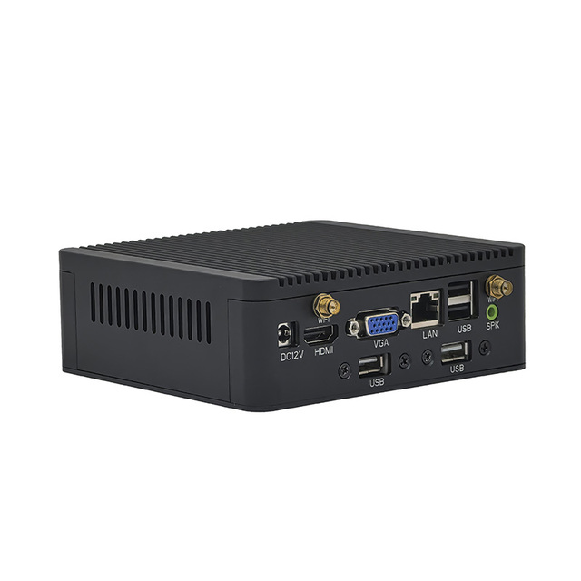2026 Inter Smart Customized NANO1F Portable Computer Host with N95 N97 N100 I3-N305 CPU Black Business PC DDR4 RAM M.2 SSD