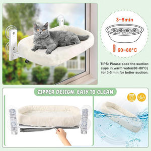 Schnur loses Katzen fensterbank bett Faltbares Kissen Katzen barsch mit Saugnapf - Product Image 5