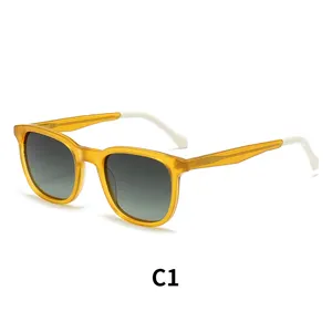 Wholesale Square Acetate Classic Polarized Sunglasses Men New Colorful Fashion UV400 Sun Glasses Women Shades Oculos Eyewear