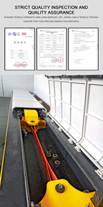 Sangle plate en Polyester Double épaisseur <span class=keywords><strong>4</strong></span> <span class=keywords><strong>tonnes</strong></span>, sangle de levage, écharpe - Product Image 3