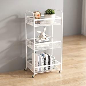 Great Luxury Gold Plastic Modern Stable Salon <b>Trolley</b> Cart with 4 Wheels Portable Commercial Salon <b>Furniture</b> ST-104 - Product Image 4