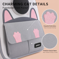 Nouveau design Sac à dos de transport pour animaux de compagnie pliable et portable, multi-couleurs, avec fenêtre bulle capsule spatiale, oreilles et pattes de chat, poche latérale en maille respirante, idéal pour les voyages