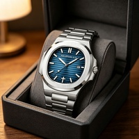 Montre-bracelet analogique de sport pour homme en acier inoxydable, mouvement à quartz japonais, étanche 5 ATM, Philippines 4:13 Cross Compass