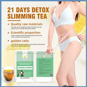 Flat Belly Green Tea Slimming Fast Abdomen Flavored Naturally Herbal Slimming Flat Tummy Tea Slimming Tea