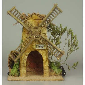 MOLINO DE VENTO FUNCIONAL 15X11 H.22 CM - Product Image 1