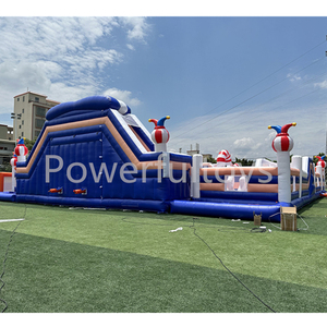 Fábrica de encargo inflable espacio parque temático juegos carrera de obstáculos inflable para la venta - Product Image 2