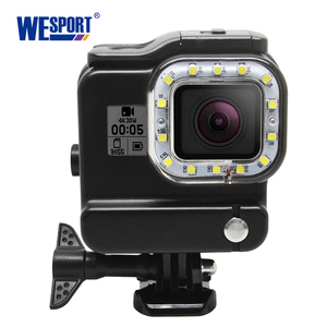Boîtier étanche personnalisable en usine pour utilisation sous-marine jusqu'à 30 m, avec lumière LED de plongée intégrée pour caméra d'action <span class=keywords><strong>GoPro</strong></span> <span class=keywords><strong>Hero</strong></span> 7/6/<span class=keywords><strong>5</strong></span> - Product Image 2