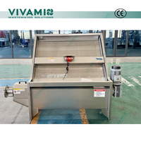 Máquina Automática de Deshidratación de Estiércol Agrícola, Separador Sólido-Líquido con Criba Inclinada para Exprimir y Deshidratar Estiércol Animal