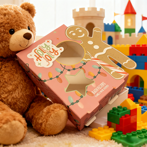 Boîtes <span class=keywords><strong>en</strong></span> papier mignonnes roses Emballage de carte blanche pour biscuits, bonbons, collations, cadeaux, idéales pour les cadeaux de fête et les commandes <span class=keywords><strong>en</strong></span> <span class=keywords><strong>ligne</strong></span> - Product Image 1