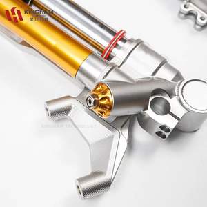 โช้คอัพหน้าอะลูมิเนียม CNC ปรับได้สำหรับรถมอเตอร์ไซ<span class=keywords><strong>ค</strong></span>์ KINGHAM สำหรับ Aprilia SR MAX YAMAHA <span class=keywords><strong>NMax</strong></span> XMax HONDA BWM Vespa - Product Image 3