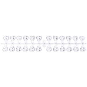Palette de présentation ovale transparente pour vernis à ongles en gel, 24 couleurs, pour salon de manucure - Product Image 2