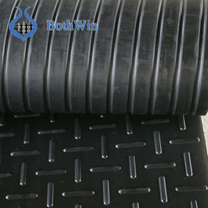 حصائر مطاطية للأبقار مقاس 12/17/19 ملم، حصائر مطاطية مضادة للانزلاق بنمط حرف T للخيول والحيوانات، حصيرة مطاطية للأبقار مع تشكيل - Product Image 1