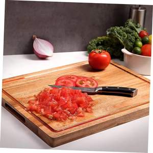 ขายส่งเขียงไม้เนื้อแข็งอะคาเซียคุณภาพพรีเมียม สลักลายตามสั่ง 3 ขนาด  ขนาดใหญ่พิเศษ ชุดเขียงไม้ - Product Image 3