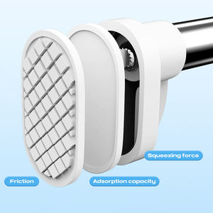 Poteaux de douche extensibles à faible quantité minimale de commande support de rail de vêtements réglable tige de suspension pour <span class=keywords><strong>armoire</strong></span> de chambre - Product Image 3