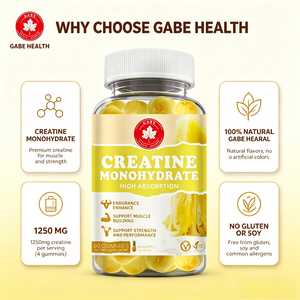 Gomitas de Creatina Monohidrato de Marca Privada OEM, Alta Absorción, Sabor Piña, 60 Unidades, para Fuerza y Resistencia Muscular, Personalizables - Product Image 3