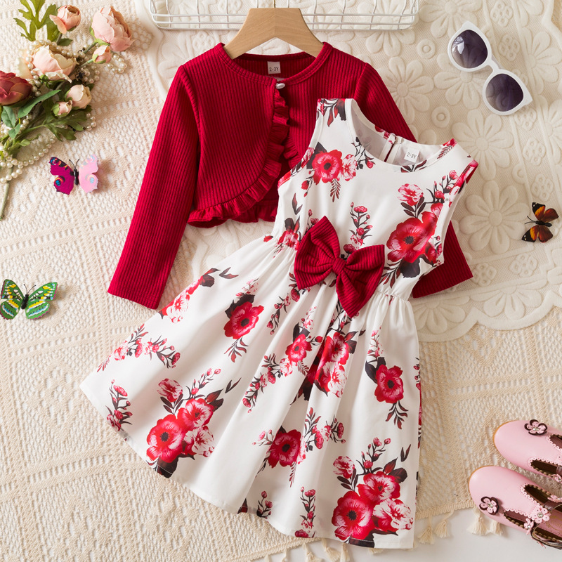 Buy In Bulk 7 Years Old Modern Girls Dresses Modern Tassels & Velvet  Material | Alibaba.com