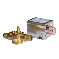 Usine de Chine 2 voies 5/8 "vanne de zone motorisée évasée pour FCU