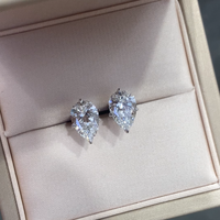 Boucles d'oreilles de créateur plaquées or 18 carats sur mesure, certificat IGI, diamants de laboratoire, boucles d'oreilles clous tendance pour femmes