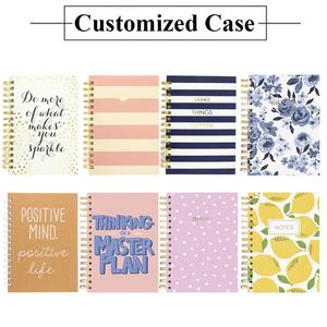 Cuaderno de Tapa Dura con Espiral y Logotipo Personalizado, Diario A5 con 100 Hojas, Encuadernación de Diario con Cubierta de Papel, Promoción Personalizada Grande - Product Image 4