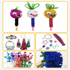 Bâtonnets <span class=keywords><strong>de</strong></span> chenille <span class=keywords><strong>pour</strong></span> nettoyage <span class=keywords><strong>de</strong></span> tuyaux, 100 pièces, en vrac, <span class=keywords><strong>pour</strong></span> loisirs créatifs, décorations et projets scolaires - Product Image 5
