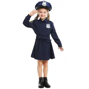 Police Costume Cosplay Fancy Dress Girl Police Costume For Party