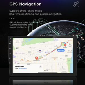 วิทยุติดรถยนต์ระบบแอนดรอยด์ หน้าจอ 9 นิ้ว พร้อม CarPlay ระบบนำทาง GPS ช่อง USB วิทยุ FM และหน่วยความจำ 16GB - Product Image 2