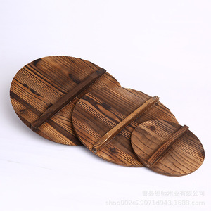 Tapas para macetas de madera de cedro, redondas, de madera maciza, ecológicas, para uso doméstico, hechas en Shandong - Product Image 2