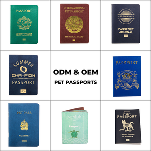 Tùy chỉnh chất lượng cao đặc biệt giấy in đầy đủ màu sắc PU Bìa đi du lịch thể thao hộ chiếu tập sách vật nuôi hộ chiếu - Product Image 4