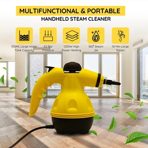 เครื่องทำความสะอาดไอน้ำแบบพกพา <span class=keywords><strong>1000</strong></span> วัตต์ แรงดันสูง สำหรับทำความสะอาดพรม ผ้าม่าน ผ้า โซฟา - Product Image 4