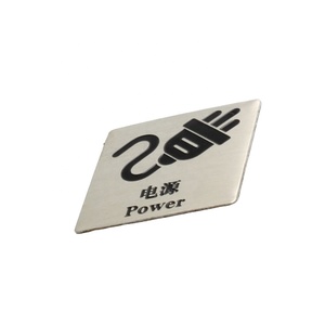 Directo de fábrica chapados en oro policía Cnc para la decoración del coche de insignias de Metal - Product Image 1