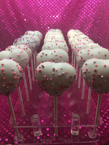 21 lỗ Acrylic bánh Pop rõ ràng đứng trang trí Lollipop trang trí hiển thị nhựa trong suốt Hội Đồng Quản trị chủ cơ sở kệ - Product Image 5