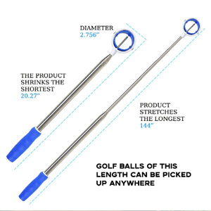Récupérateur de balles de golf télescopique à ressort de 6 à 15 pieds pour les tendances sportives de golf - Product Image 2