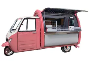 定制商业餐饮食品拖车设备齐全的2层移动酒吧啤酒卡车拖车带厨房的快餐大篷车