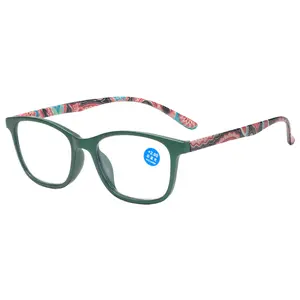 FANXUNTY137新しいファッション超軽量エレガントアンチブルー抗疲労老眼鏡便利な中年高齢者老眼