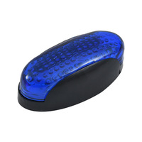 Feu de signalisation latéral universel LED en forme de gemme, lampe à luminosité constante, plusieurs couleurs en option, lumière modifiée pour camion et remorque