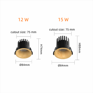 Éclairage intérieur au design simple, ultra-plat, 220V, 12W, 15W, <span class=keywords><strong>spot</strong></span> encastré, luminaires encastrés au plafond - Product Image 6