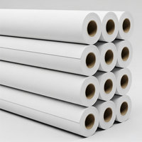 Rouleau de papier jet d'encre couché mat professionnel 180g, 27 coloris, 24, 36 et 42 pouces, qualité photo pour impression de posters et de documents CAO