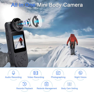 New Portable HD Action <b>Camera</b> New <b>Mini</b> Digital Video Recorder Body <b>Camera</b> for Outdoor Sport Vlog Recording ABS - Product Image 6