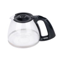 Carafe en verre de remplacement pour cafetière à filtre, pièces de rechange pour cafetière à filtre, carafe à café en verre avec marques de mesure