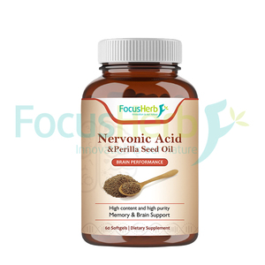 FocusHerb Venta caliente Nervonic Ácido Perilla Cápsulas de aceite de semilla - Product Image 1