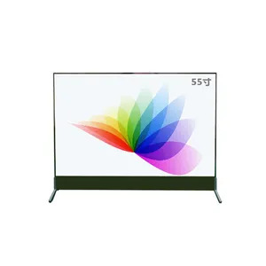 Ultra-thin 55-inch OLED Transparent Screen Indoor Desktop Custom OLED Screen Ultra-thin Advertising Display