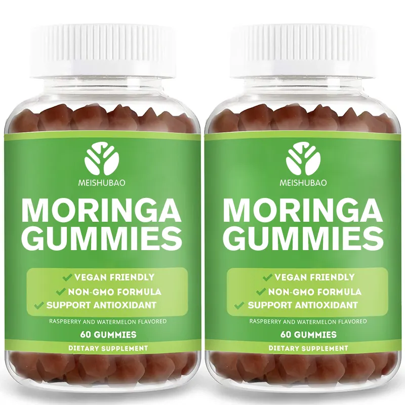 Natural Moringa Gomas Superalimento Moringa Gummy Moringa Suplemento