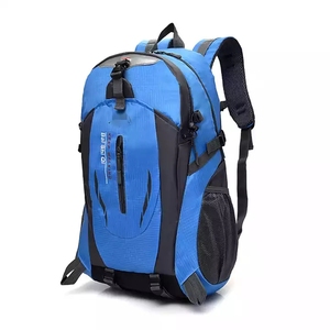 Mochila de gimnasio de senderismo ecológica OEM de <span class=keywords><strong>50</strong></span> <span class=keywords><strong>litros</strong></span>, poliéster impermeable 600D con cremallera elegante para entusiastas del fitness - Product Image 6
