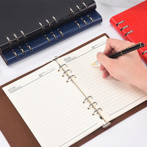 Cuadernos Personalizados de Hojas Sueltas Encuadernados en Cuero A5, Planificadores de Negocios B5 y Planificadores de Reuniones de Oficina A6 con Logotipo Impreso - Product Image 3