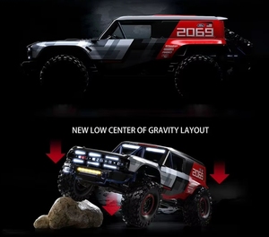 MJX H8P 1:8 Schaal Bronco R Gelicenseerde 4WD <span class=keywords><strong>RC</strong></span> Rock <span class=keywords><strong>Crawler</strong></span> Met Borstelloze Motor 80A ESC 3S Aluminium Off-Road Afstandsbestuurde Auto - Product Image 2