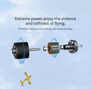 Motor sin escobillas T-motor AS2814 de eje largo, plástico, KV900-KV2000, 3-4S para 20-30E 3D/F3A - Product Image 6