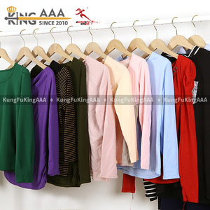 KungFu KingAAA T-shirts à manches longues pour femmes, d'occasion, à deux couches, style mode, lots mixtes de t-shirts superposés pour femmes, streetwear en gros - Product Image 3