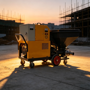 Machine à projeter du mortier pour les bâtiments de bureaux et la construction de murs commerciaux - Product Image 3