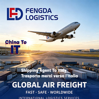Luftfracht-Agent Logistikdienstleistung CIF nach Italien Mailand Malpensa Flughafen Frachttransport Zuverlässige Wöchentliche Abfahrt